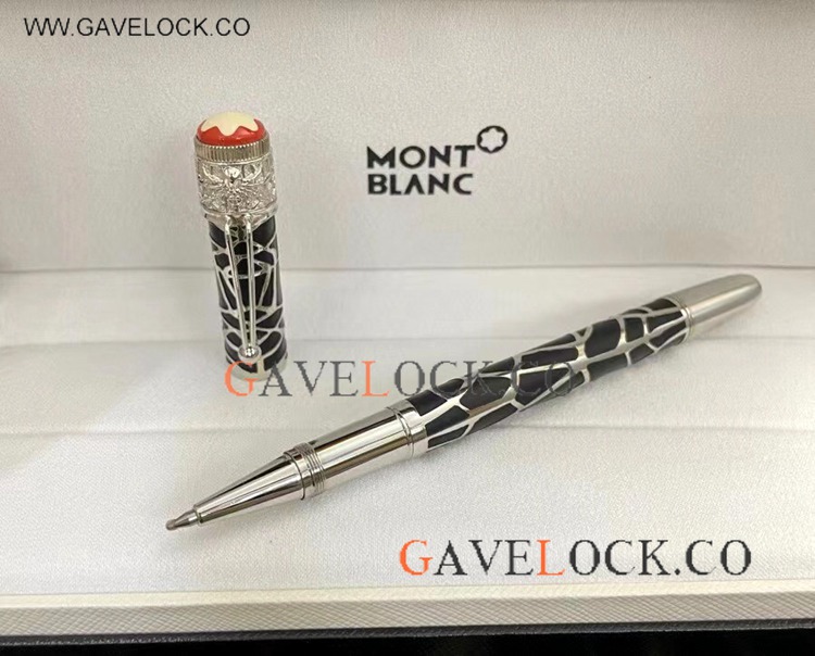 Montblanc Rouge et Noir Spider Rollerball Pen AAA Replica